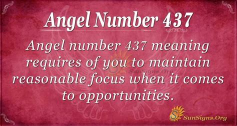 Angel Number 437 and its Meaning